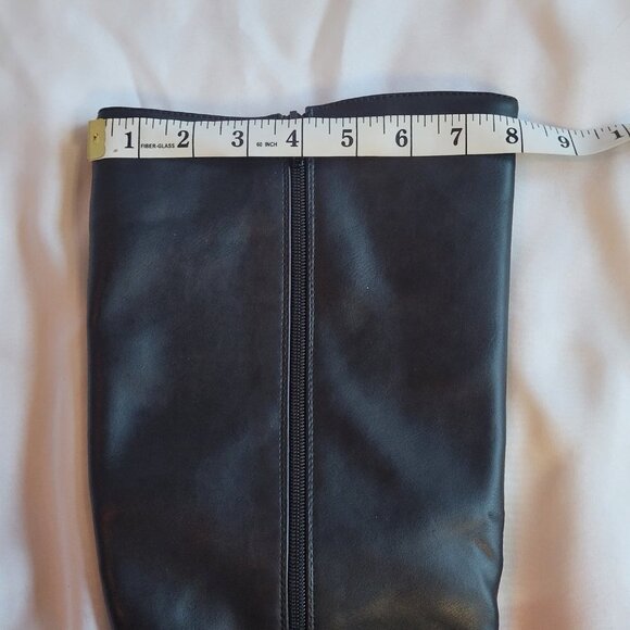 Black Heeled Boot Justfab Dosha Women's Size 9 - Picture 13 of 14